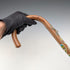 Vintage European Tour Bent Handle Tourist Walking Stick Tan Shaft 90cm